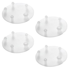Toilet Tank Silicone Flapper Seal Gasket 3'' 4 Pack 7381424-100.0070A Fit for