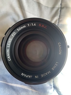 キャノンレンズ CANON LENS FD 50mm 1:1.4 S.S.C. Canon FD 50mm 1:1.4 S.S.C. Lens Made In Japan | eBay