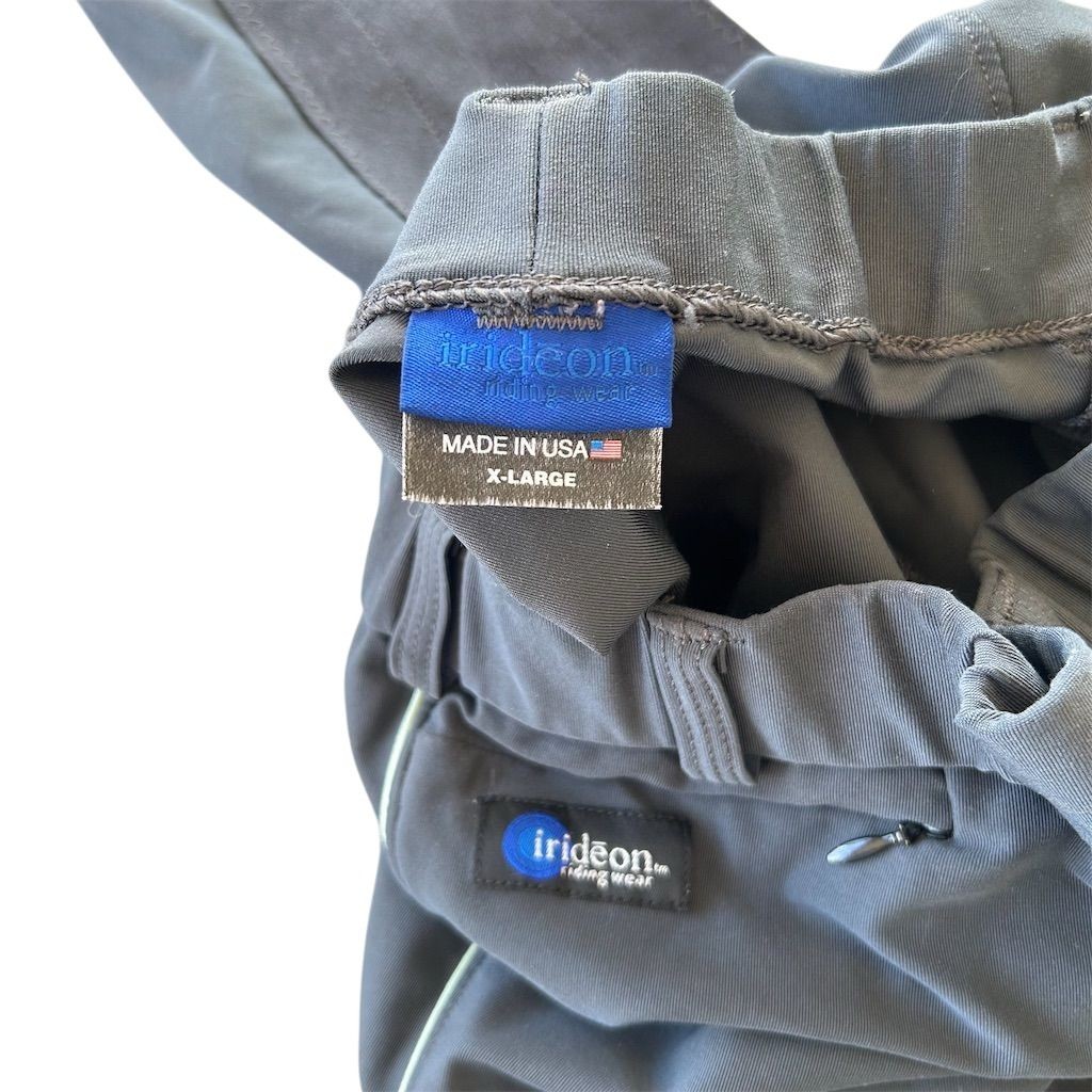 Irideon Riding Wear Women's Black Full Seat Breeches X-Large Made in USA