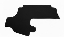 Rivestimento interno baule anteriore in moquette nera Fiat 500 F L R D'epoca