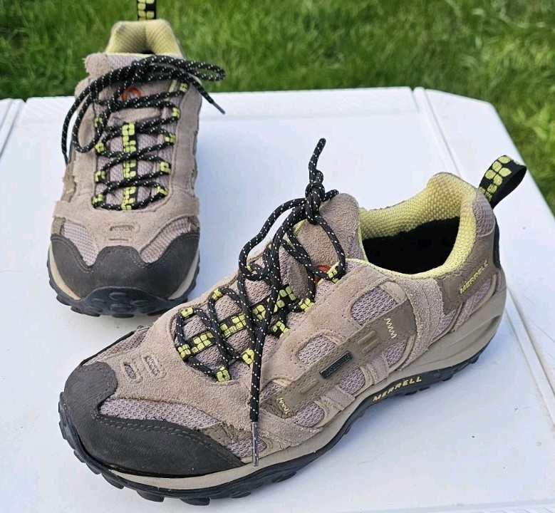 Merrell Trace Scarpe Impermeabili Brindle Escursionismo Trail Grigio Verde Donna 8