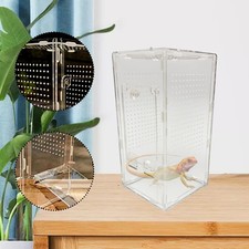Acryl Mantises Terrarium F&uuml;tterung Box Professionelle Mantises K&auml;fig Tier