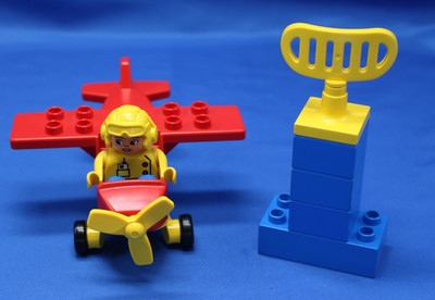 Lego Duplo Private Plane 2676 Bertie & Little Red Plane 100% Complete