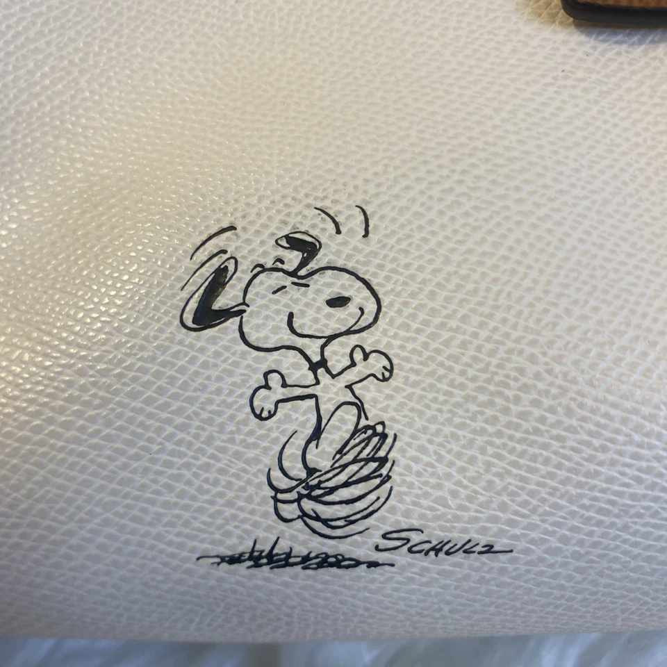 Bolso Bandolera Coach X Peanuts Snoopy Pequeño Marfil ¡¡Cartera Rara!! Limited  Foto 2 de 4