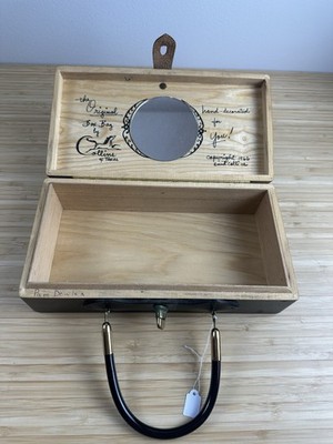 Enid Collins of Texas 1965 Owl & Pussy Cat Box Bag Vintage Hand