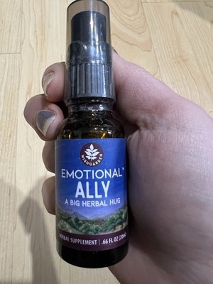 WishGarden Emotional Ally Herbal Supplement Liquid 0.66 fl oz Gluten Free