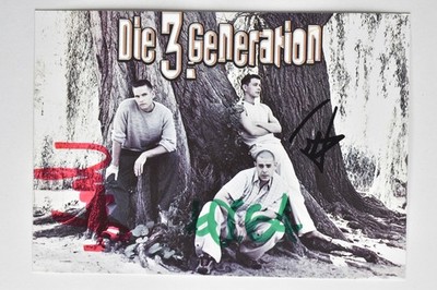 The 3rd Generation - - Original Autograph - - Approx 10x15cm - Autograph Card