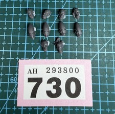 10 Aeldari Guardian Head Helmet Bundle Eldar Drukhari Elves Aelves 40K Bits