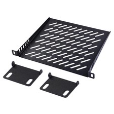 0.5U Server Rack Shelf 10 inch 200mm Depth Universal Rack Mount Shelf Vented