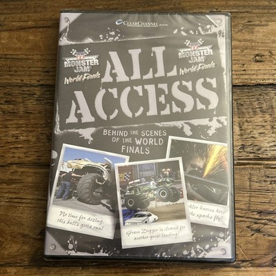 NEW & SEALED Monster Jam World Finals V 5 All Access DVD 2004 Clear Channel Rare