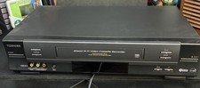 Toshiba W-627 VCR VHS Player Recorder 4 Head Hi-Fi Tested Working No Remote Good