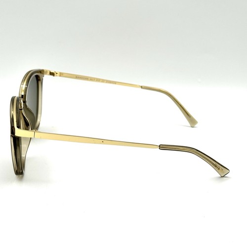Le Specs Bandore Designer Sunglasses Alt Fit Clear Gray & Gold Frame 53-19-145 - Picture 4 of 10