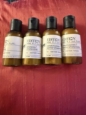 Le Labo Edition Hotels Shampoo & Conditioner Travel 1.4 Fl oz. Set of 4