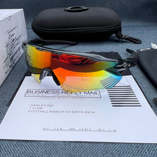 Oakley Radar EV Patn OO9208 Sunglasses Transparent  Orange Polarized Lenses