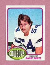 1976 Topps #158 Randy White Dallas Cowboys Rookie Football Card NM. rookie card picture