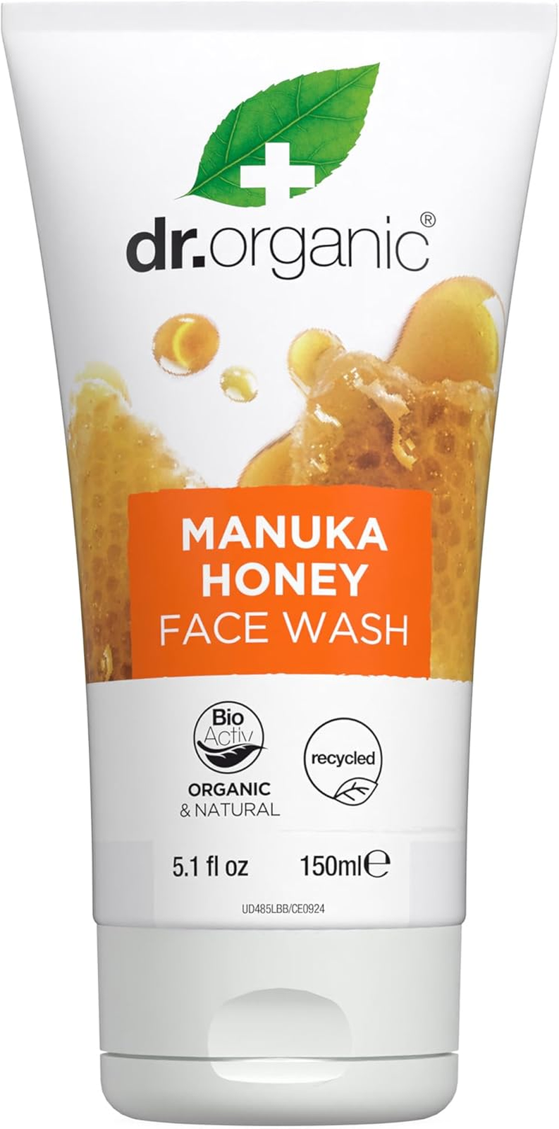 Dr Organic Manuka Honey Face Wash| Cleansing| Dry Skin| Mens| Womens| Natural| V
