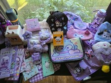 Sanrio Character Bag Pouch Lot Kuromi Pochacco Hangyodon Hello Kitty