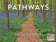 Pathway Calendar 2026 Nature Monthly Wall Calender 12 Month