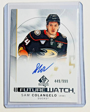 2024-25 SP Authentic Future Watch Autograph #140 Sam Colangelo FWA Ducks RC