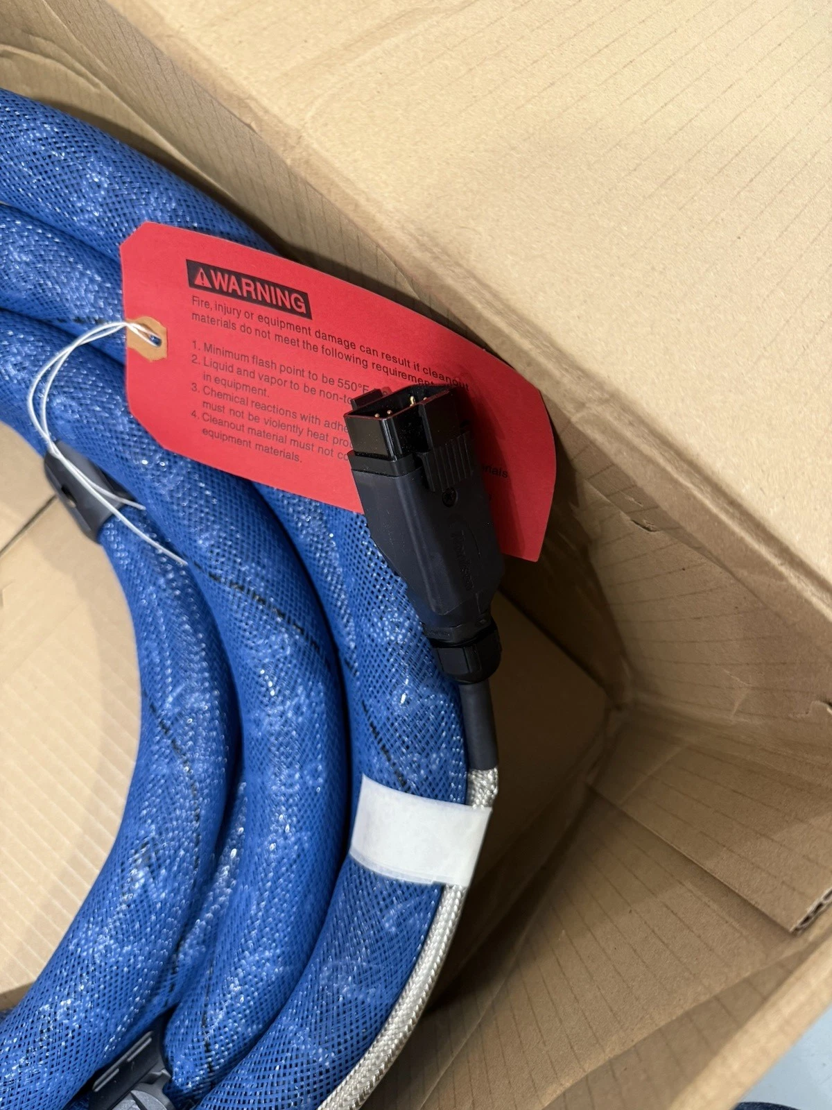 Nordson 223838 Hot Melt Heated Blue Hose 5/16x20 FT 240V Auto HF Brand New 4