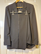 M S St Michael Men's Black Tuxedo Suit Chest 44"R W38" Inside Leg 33"