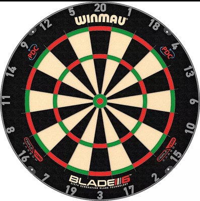 Winmau Blade 6 Carbon Triple Core Dartscheibe Bristle Dart Board Dartboard NEU