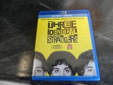 THREE IDENTICAL STRANGERS BLU RAY EX RENTAL TESTED