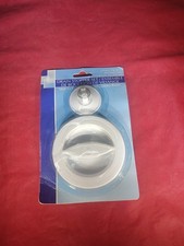 Drain Stopper Set 2 Pieces Assorted Sizes 2" 4" Kitchen, Bath, Laundry Room