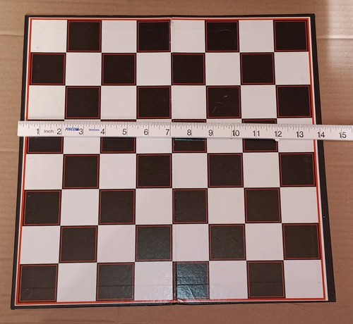 WHSmith DRAUGHTS SET With wooden playing pieces Two players Vintage Game Set - Picture 7 of 24