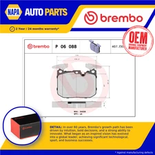 Brake Pads Set fits BMW 435D 3.0D Front 13 to 20 N57D30B Brembo 34106799805 New