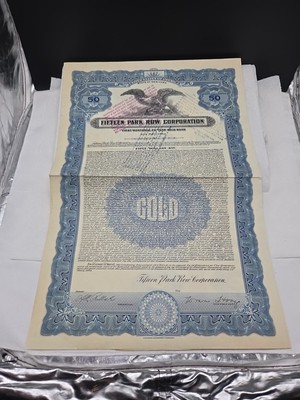 Fifteen Park Row Gold Certificate Bonds First Mortgage Manhattan New York City. 