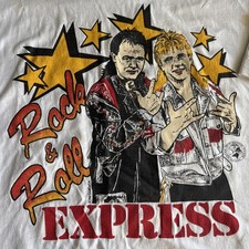 Rock & Roll Express Ricky & Robert T-Shirt Vintage Size Adult Large 1980’s