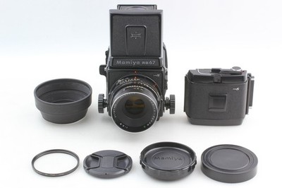w/Hood [Near Mint+] Mamiya RB67 Pro S Film Camera C 127mm f3.8