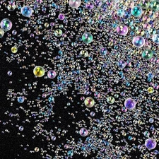 OIIKI 300g UV Resin Bubble Beads, Transparent Colorful Tiny Beads, No Hole, 0...