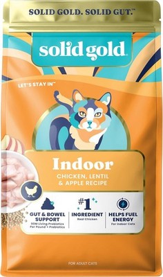 Indoor Dry Cat Food  Grain Free & Gluten Free  Chicken Cat Food Dry Kibble fo...