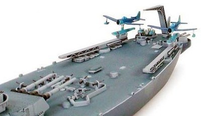 Tamiya 31613 1:700 US Navy Battleship Missouri (1944-45 Version)