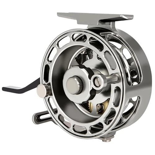 Semi-Automatic Fly Fishing Reel, Quick Line Retrieval, Adjus