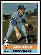 1976 Topps #334 Dennis Leonard