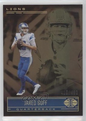 2021 Panini Illusions Trophy Collection Bronze 415/499 Jared Goff #5 u6m