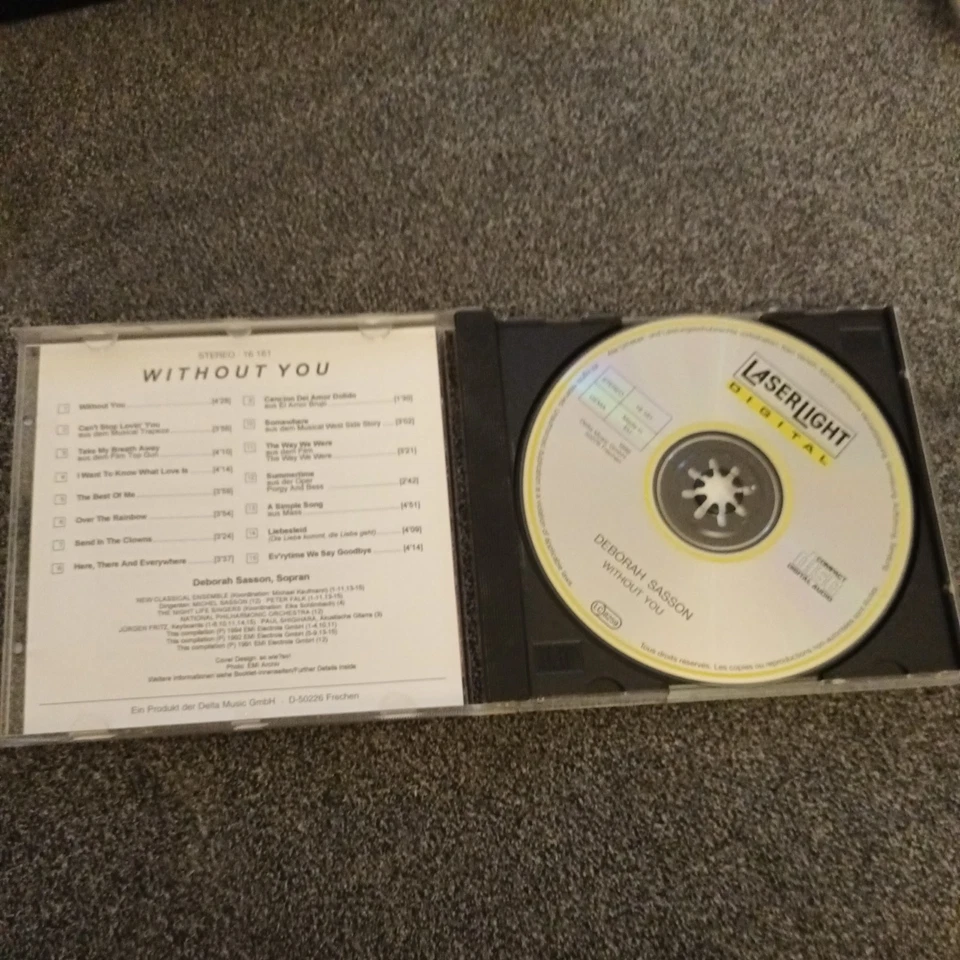 CD: Deborah Sasson  -  Without You - Bild 2 von 4