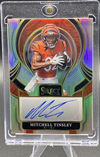 2025 Panini Select Mitchell Tinsley Select Signatures Prizm Auto Bengals SIP-MTY