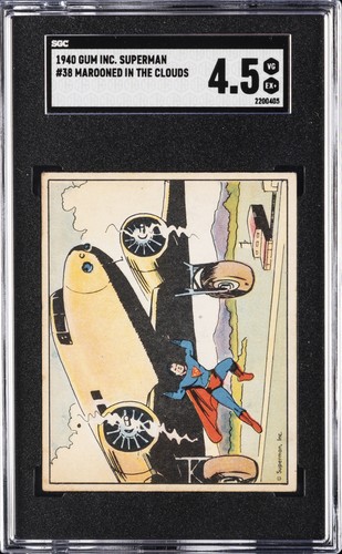 1940 Gum Inc Superman #38 Marooned In The Clouds — SGC 4.5