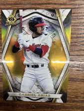2022 Bowman #BI-20 Gabriel Arias Bowman Invicta Gold Refractors #/50