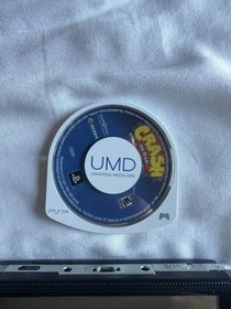 Sony PSP Handheld Console Black w/ Charger & Crash Tag Team Racing UMD Game