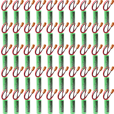 #ad 50x CR17450SE R 3V 2500mah PLC Battery For FANUC A98L 0031 0012 CNC System Plug $315.69