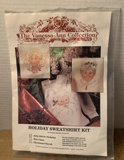 The Vanessa Ann Collection Jolly Old St Nicholas Sweatshirt Cross Stitch Kit