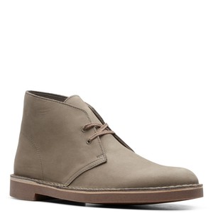 clarks bushacre grey suede
