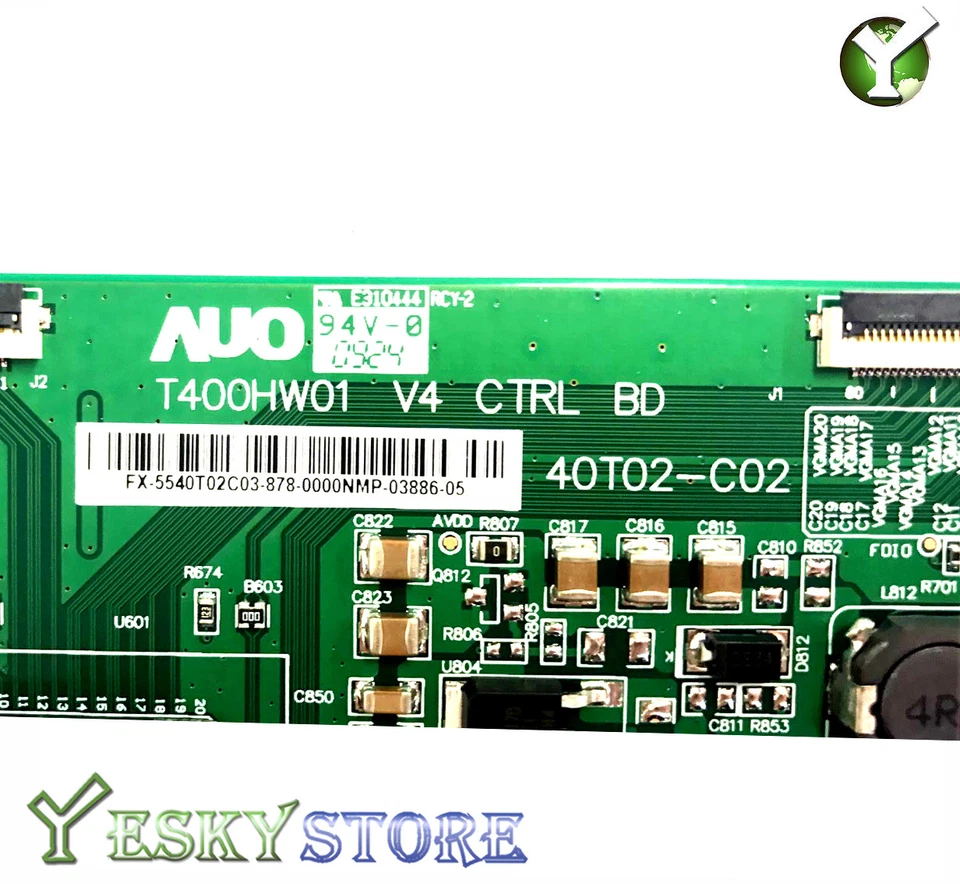 Nuovissimo controller LCD scheda T400HW01 V4 CTRL BD 40T02-C02 T-Con - Immagine 2 di 3