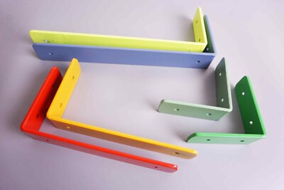 Regalträger / Regal Industrie Eisen Stahl Handarbeit Schwerlast farbig