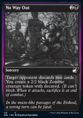MTG Magic the Gathering No Way Out (116/633) Innistrad Double Feature NM